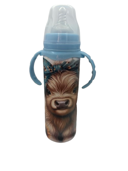 Highland Cow Stainless Steel Baby Bottle