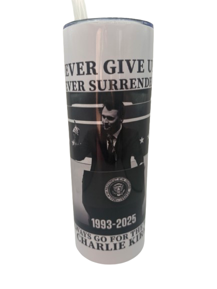 Charlie Kirk Stainless Steel Tumbler
