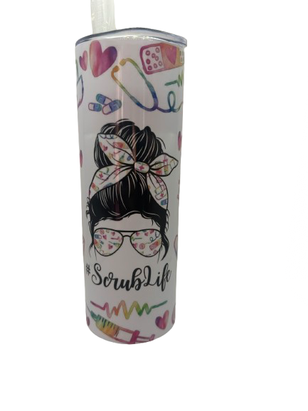 Scrub Life Stainless Steel Tumbler
