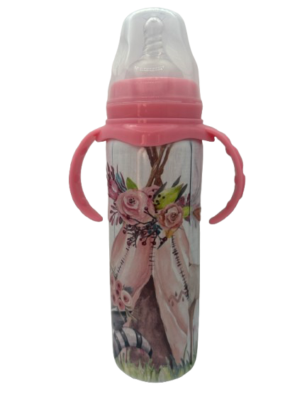 Woodland Animals Stainless Steel Baby Bottle