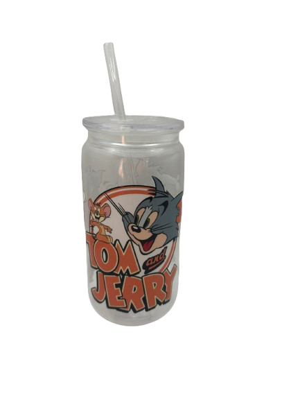 Tom and Jerry Acrylic Libbey ￼