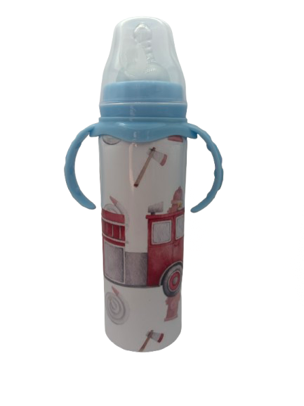 Fire Truck Stainless Steel Baby Bottle