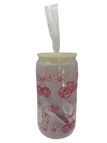 Disco Cowgirl Glass Libbey