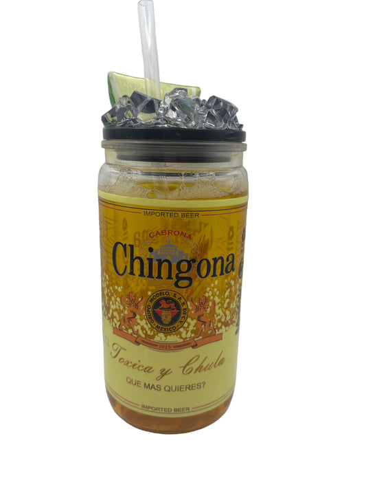 Chingona Snowglobe Libbey