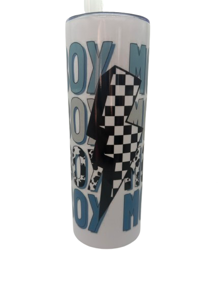 Boy Mom Stainless Steel Tumbler
